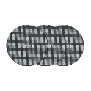 Pack De 5 Grilles À Poncer Adhesives, Carbure De Silicium, Grain 80, 120, 220 Ø125mm 8464000 Wolfcraft