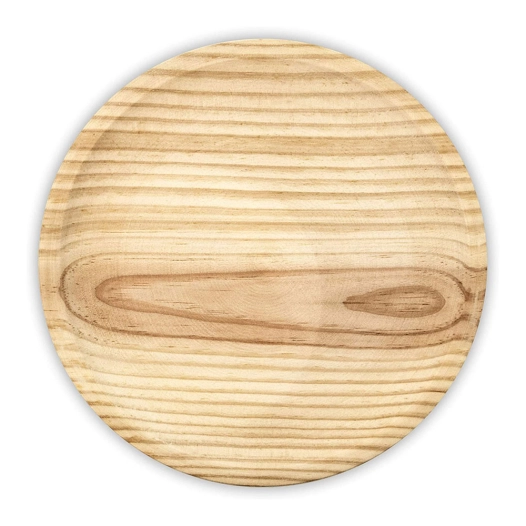 Assiette Spéciale Pieuvre En Bois 22cm Fm