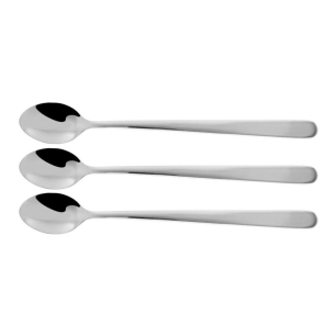 Set 3 Longues Cuillères À Boisson En Acier Inoxydable. 19cm Fm