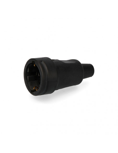 Fiche Aérienne En Caoutchouc Noir T/Tl 4,8mm 16a ''KOPP''