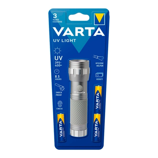Lampe De Poche Ultraviolette Uv Light Varta 8,5h 3aaa