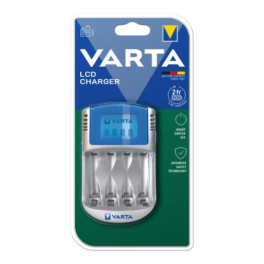 Chargeur Varta Sans Piles Lcd 220v, 12v Et Usb