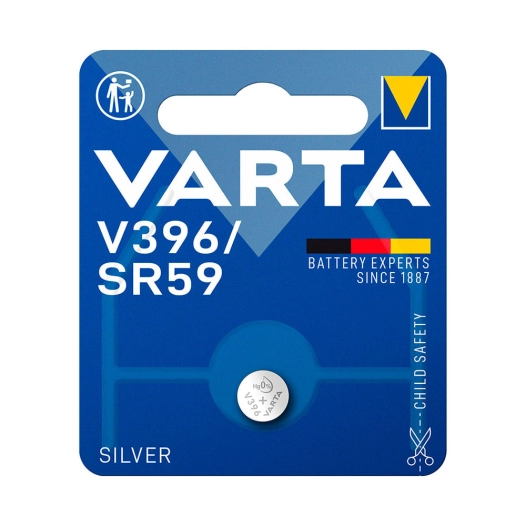 Micro Pile Bouton Varta Sr59 - V396 1,55v (EMBALLAGE 1 Unid) Ø7,9x2,6mm