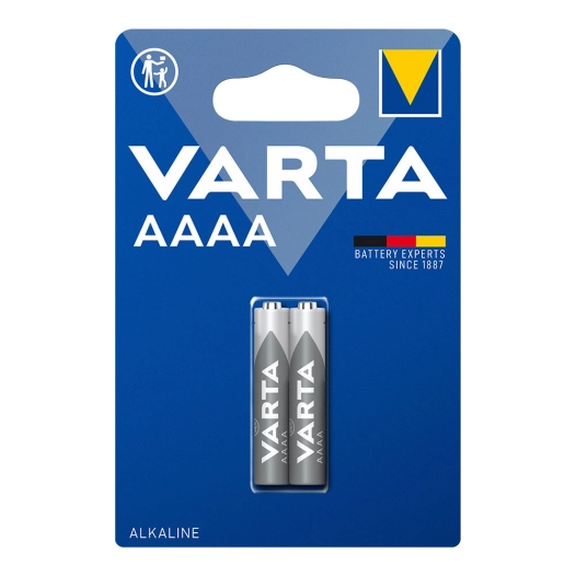 Pile Varta Aaaa - Lr61 (EMBALLAGE 2 Unit) Ø7,9x41,9mm