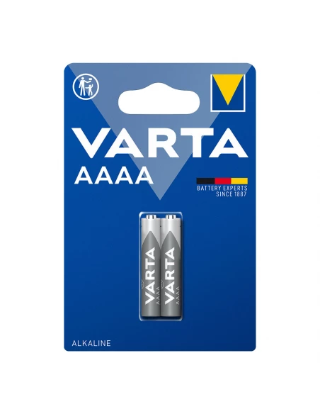 Pile Varta Aaaa - Lr61 (EMBALLAGE 2 Unit) Ø7,9x41,9mm