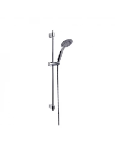 Ensemble De Barre De Douche En Acier Inoxydable Young Line 66cm, Chrome 25450100 Wenko