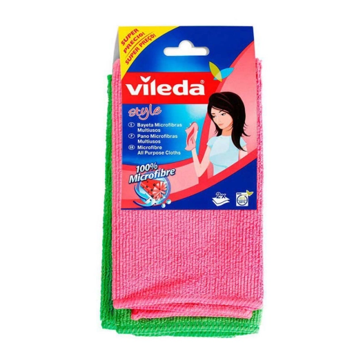 4 Chiffon Microfibre Style 2 Pcs 151503 Vileda.