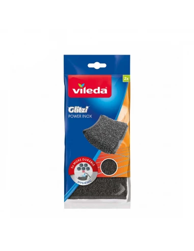 Grattoir Acier Inoxydable Glitzi Inox Power 141656 Vileda.