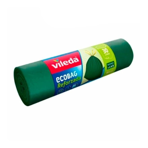 Sac Poubelle Ecobag 30l Renforcé (15 Sacs) 169303 Vileda