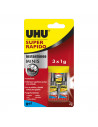 Uhu Super Fast Minis Gel (EN Boite) 3x1g Ref. 36527