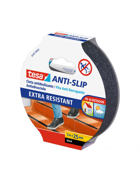 Ruban Antidérapant Noir 5m X 25mm 55587 Tesa