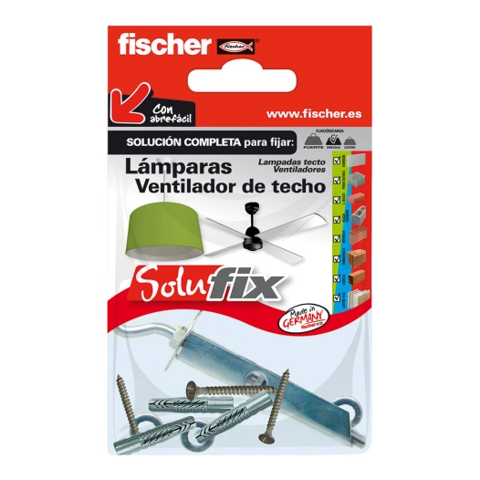 Solufix Lampes Évent De Plafond 502689 Fischer
