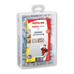 Boitier 90 Bouchons + Vis Sx 5/6/8 + Vis 512642 Fischer.