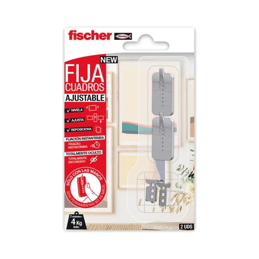 10 Fixateur De Cadre Réglable (BLISTER 2 Unit) 559043 Fischer - FISCHER