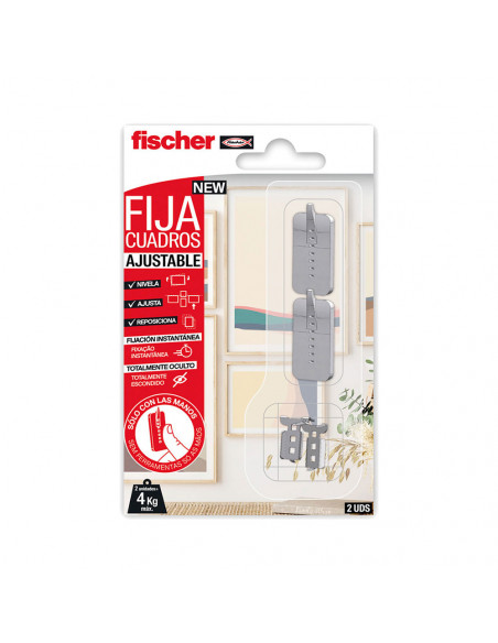 10 Fixateur De Cadre Réglable (BLISTER 2 Unit) 559043 Fischer - FISCHER