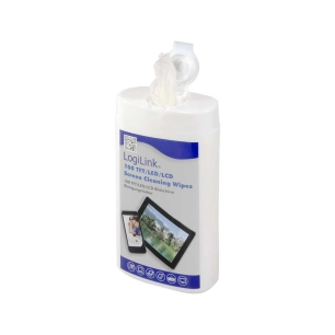 4 Serviettes De Nettoyage Pour Affichages Tft, Lcd Et Plasma (100unit.)
