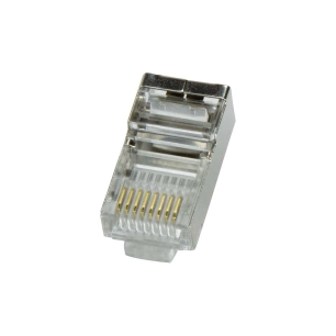 Connecteur Rj45 Mâle Ftp Cat5e Blindé (SAC 100 Unit.)