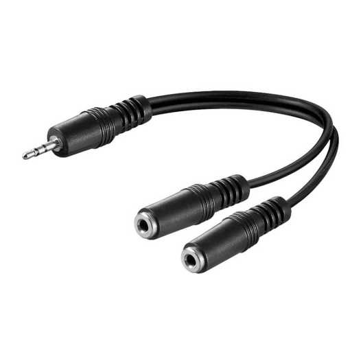 Adaptateur De Cable 20cm. Audio 1m À 2h Jack 3.5 Stéréo Logilink