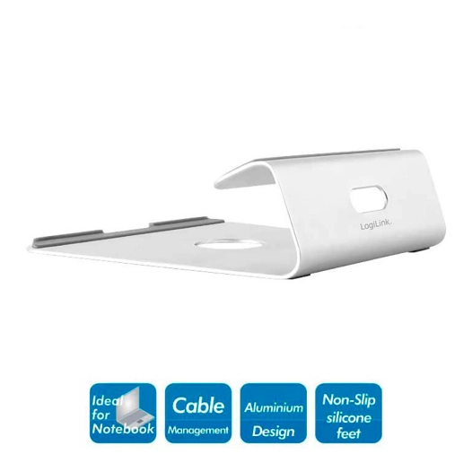 Support Pour Ordinateur Portable, Tablette Aluminium, 11–15'' Logilink