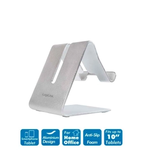 Support Pour Smartphone Et Tablette, Aluminium Logilink
