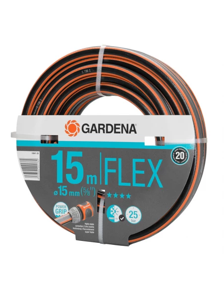 Tuyau Flexible D'irrigation Ø15mm (5/8'') Rouleau 15m. Gardena