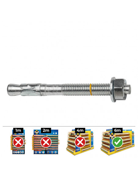 Ancrage BAP 10-105 Zingué CELO Ancrage à expansion pour charges lourdes - CELO