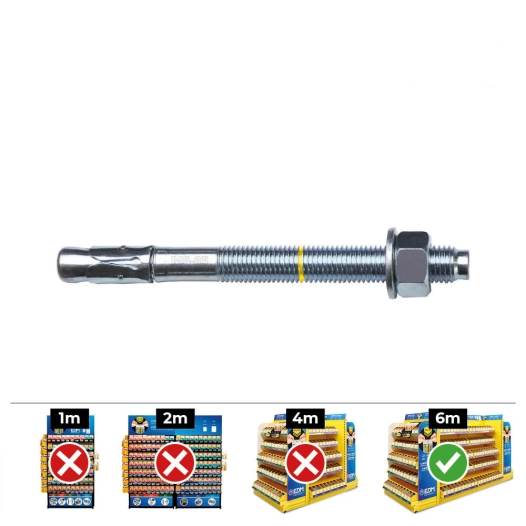 Boite De 25pcs Douille Homologuée Ce Bap 10-125/50 Zinqué