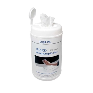 4 Lingettes Nettoyantes Pour Ecrans (100unit.) Logilink