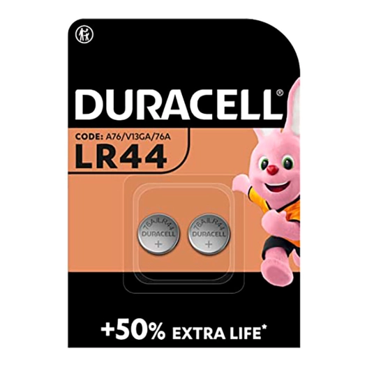 Micro Pile Alkaline Bouton Duracell Lr44 1,5v (EMBALLAGE 2 Unit) Ø11,6x5,4mm