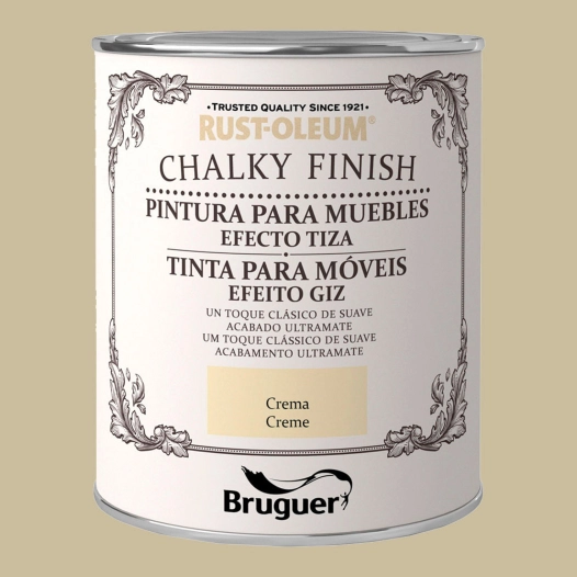 Rust-Oleum Chalcky Finish Meuble Crème 0,75l 5397512 Bruguer