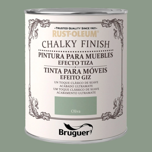 Rust-Oleum Chalcky Finish Meuble Olive 0,75l 5397527 Bruguer