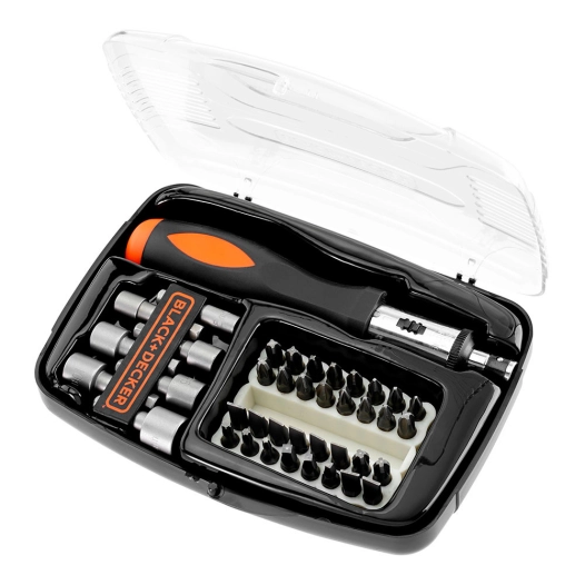 Jeu De 40 Pièces À Visser Avec Un Tournevisa 7062-Xj Black+Decker