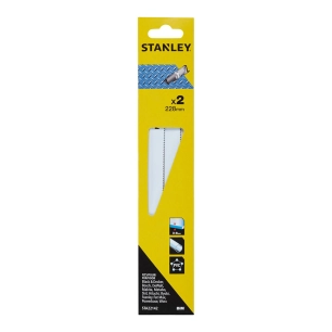 Pack 2 Lames Sabre Sabre 22.8cm Bi-Metal Metal Epais Sta22142-Xj Stanley