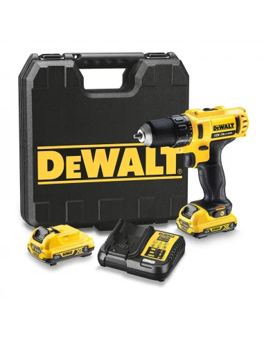 S.O.F. Perceuse Visseuse Xr 10.8v 10mm 2 Piles Et Coffret Dcd710d2-Qw Dewalt