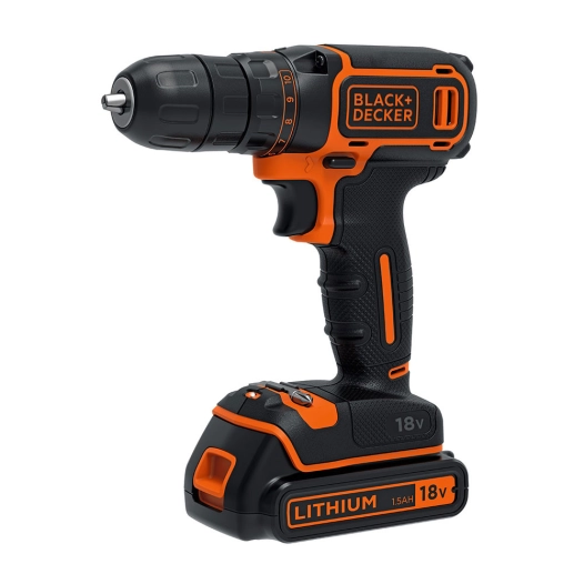 Perceuse visseuse 18v Bdcdc18k-Qw - Black et Decker