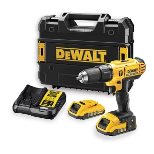 S.O.F. Perceuse À Perceuse Dewalt Xr 18v 13mm 2 Piles Et Boîtier Dcd776d2t-Qw