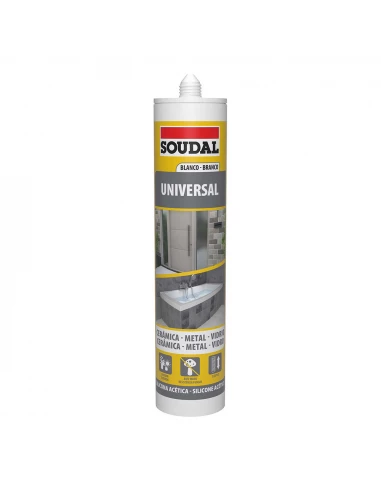 Silicone Universelle Blanche 280ml 103184 Soudal.