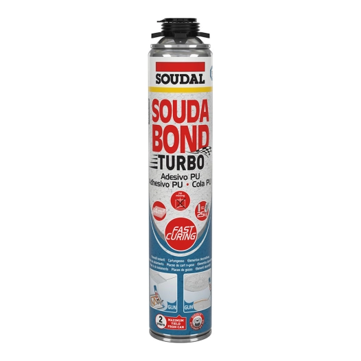 Adhésif Mousse Soudabon Turbo Pistolet 750ml Soudal.