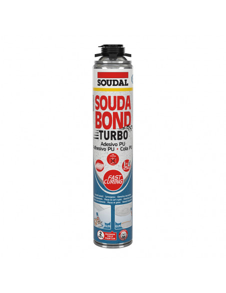 Adhésif Mousse Soudabon Turbo Pistolet 750ml Soudal.
