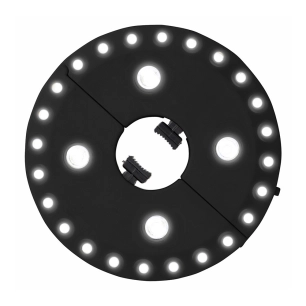 Lumières Pour L'intérieur Du Parasol Ø16cm À Piles: 4xaa (NON Incluses)