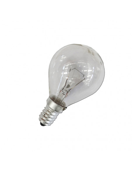 Ampoule Incandescente Sphérique Transparente 40w E14 (USAGE Industriel Uniquement)