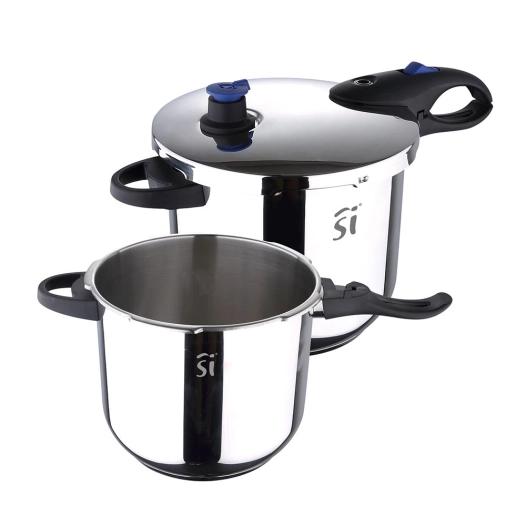 Ensemble 3 Unit. Ø22cm 4+5,5l Autocuiseur En Acier Inoxydable Duero Sg1530 San Ignacio