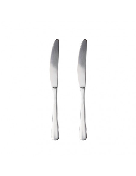 3 Set 2 Unit. Couteau En Acier Inoxydable Recyclé Brillant Natur Sg7769 San Ignacio