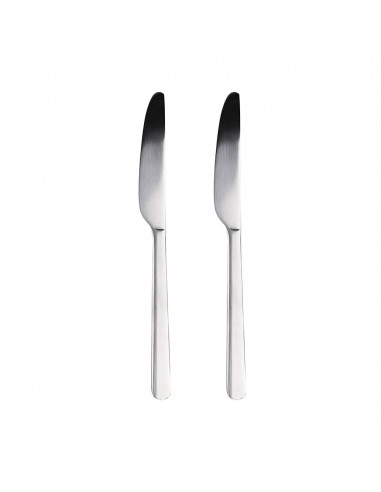3 Set 2 Unit. Couteau En Acier Inoxydable Recyclé Brillant Terre Sg7779 San Ignacio