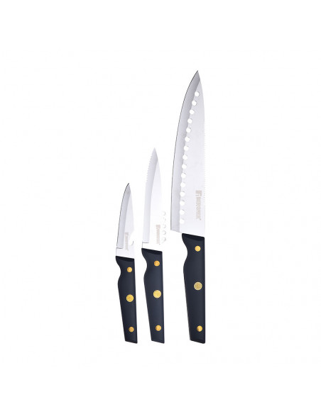 Ensemble Couteaux Bergner Reeco Tranchant durable, acier inoxydable - BERGNER