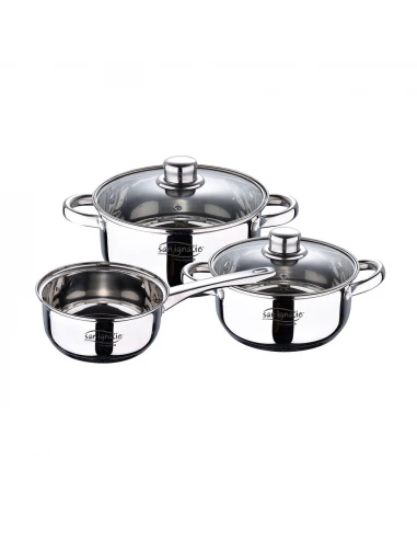 Batterie 5 Pcs. Acier Inoxydable Ind Cassel Sg8171 San Ignacio