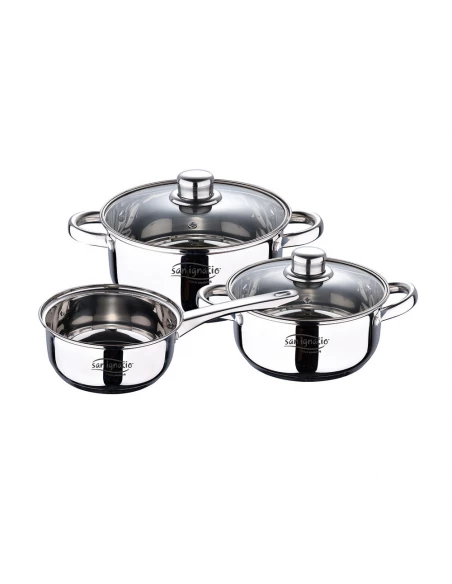 Batterie 5 Pcs. Acier Inoxydable Ind Cassel Sg8171 San Ignacio