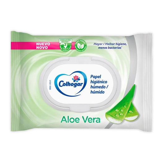 16 Papier Toilette Humide Aloe Vera Colhogar 42ud