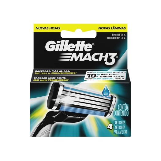 Gillette Recharge Mack3 Pack 4