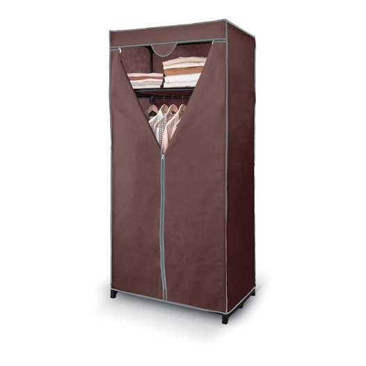 Armoire De Rangement Vetements Avec Etagere 160x75x50cm Jobgar